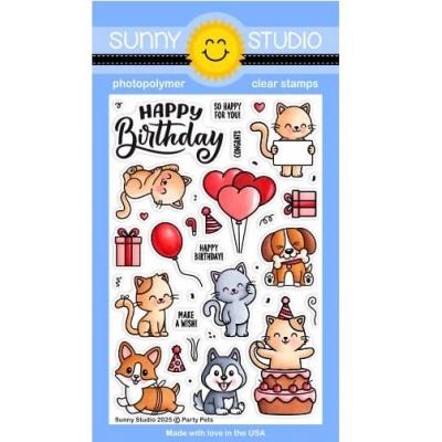 Sunny Studios Stempel - Party Pets